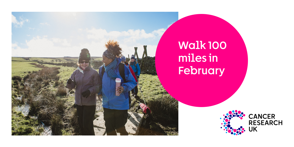 Walk 100 Miles Challenge in February