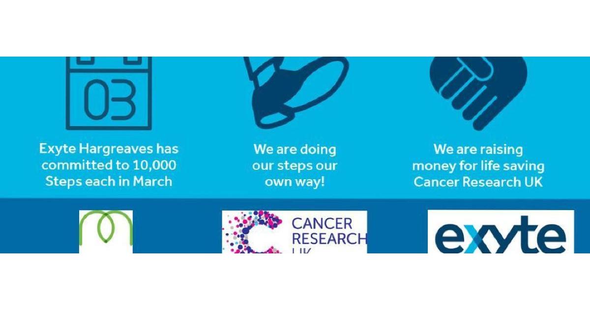 Exyte Hargreaves March For March Cancer Fundraising Page