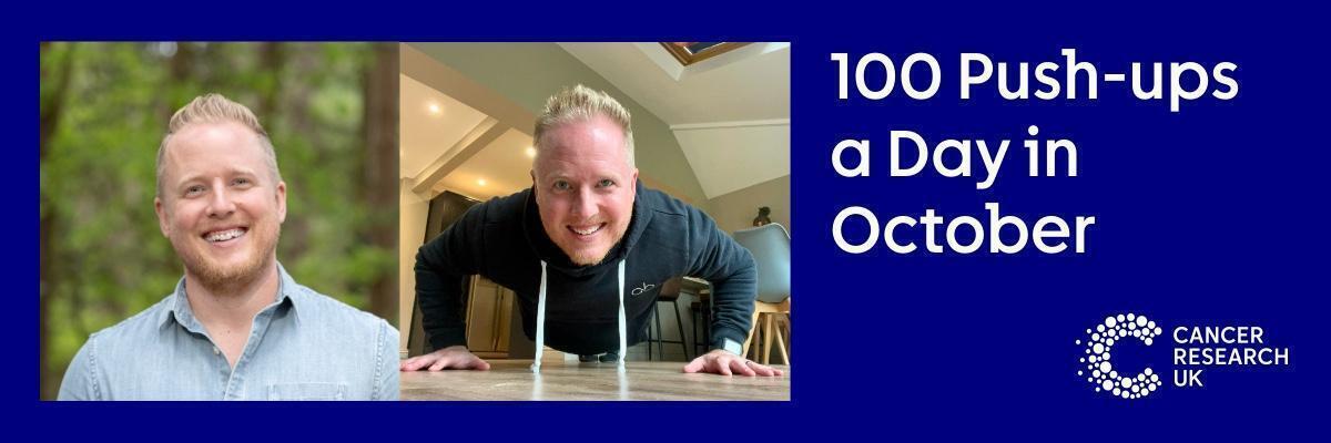 I'm doing 100 push-ups every day in October to raise money for Cancer Research UK! Please sponsor me! thumbnail